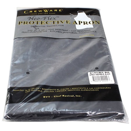 San Jamar Apron, Neoprene For - Part No Sj615Nba-Bk SJ615NBA-BK